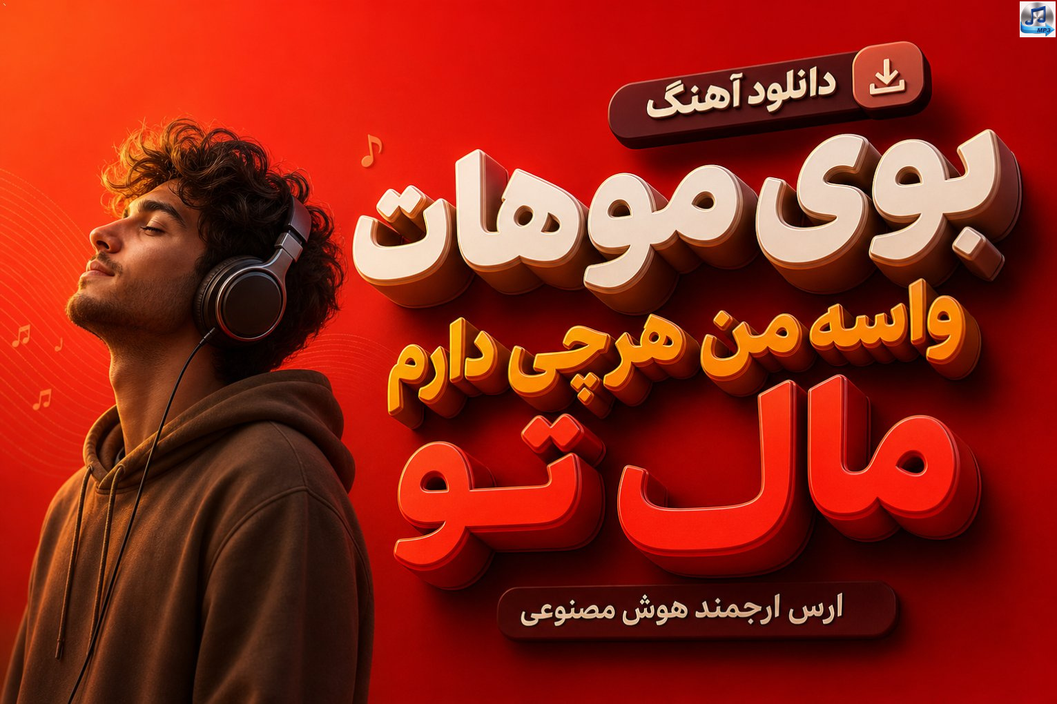 دانلود آهنگ بوی موهات واسه من هرچی دارم مال تو ارس ارجمند هوش مصنوعی