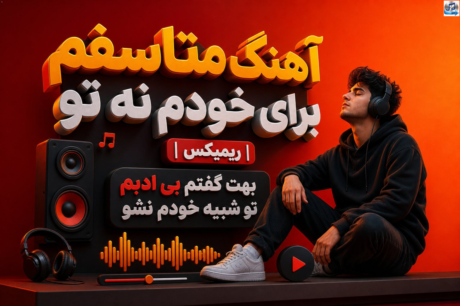 آهنگ متاسفم برای خودم نه تو ریمیکس | بهت گفتم بی ادبم تو شبیه خودم نشو