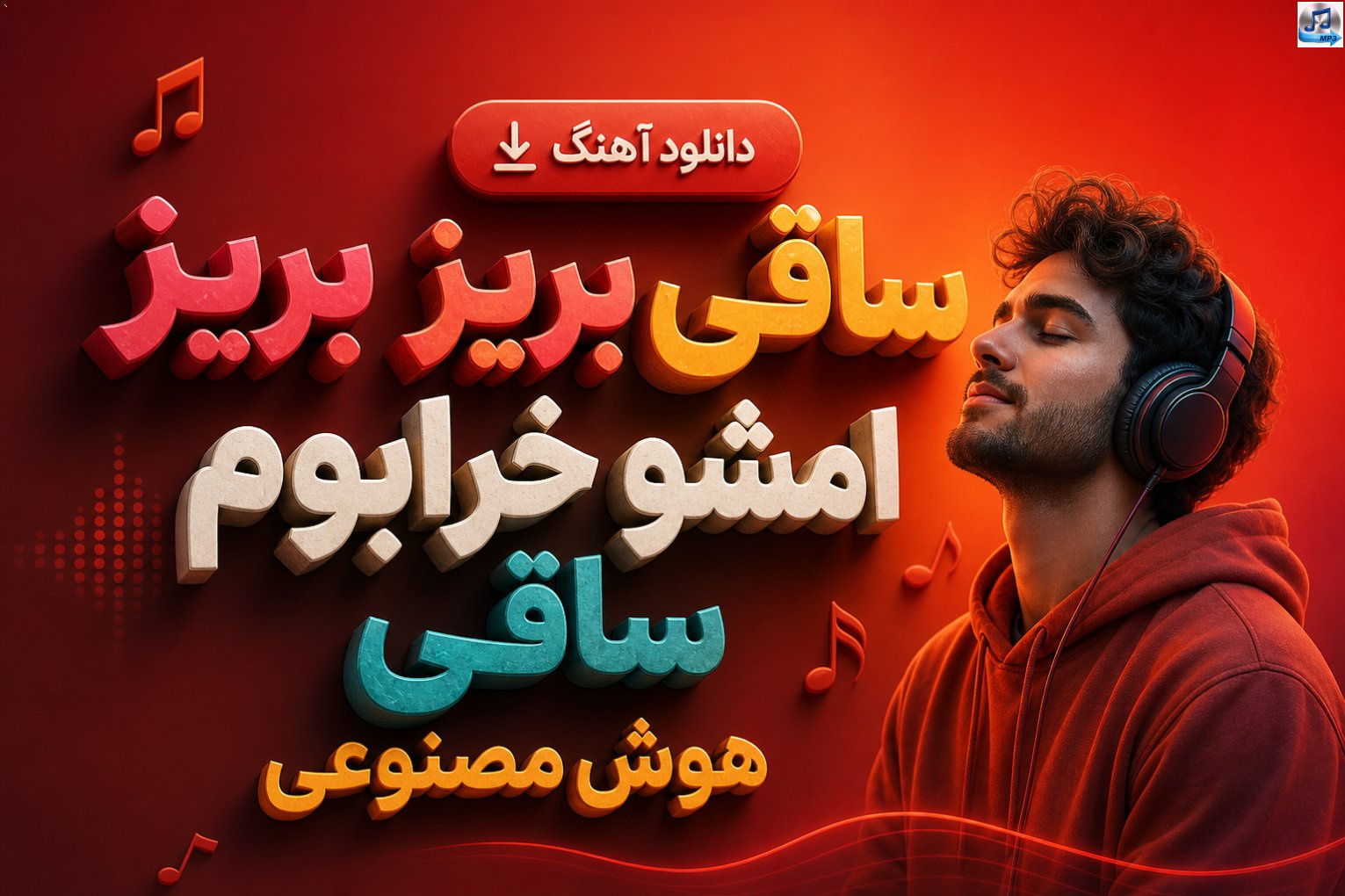 دانلود آهنگ ساقی بریز بریز امشو خرابوم ساقی هوش مصنوعی | محلی زن ترند اینستا