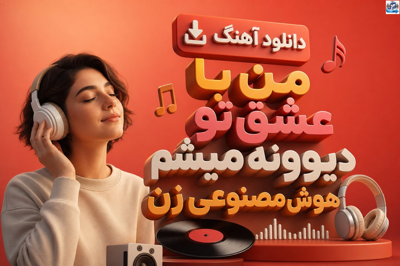 دانلود آهنگ من با عشق تو دیوونه میشم هوش مصنوعی زن و مرد | شاد اینستا