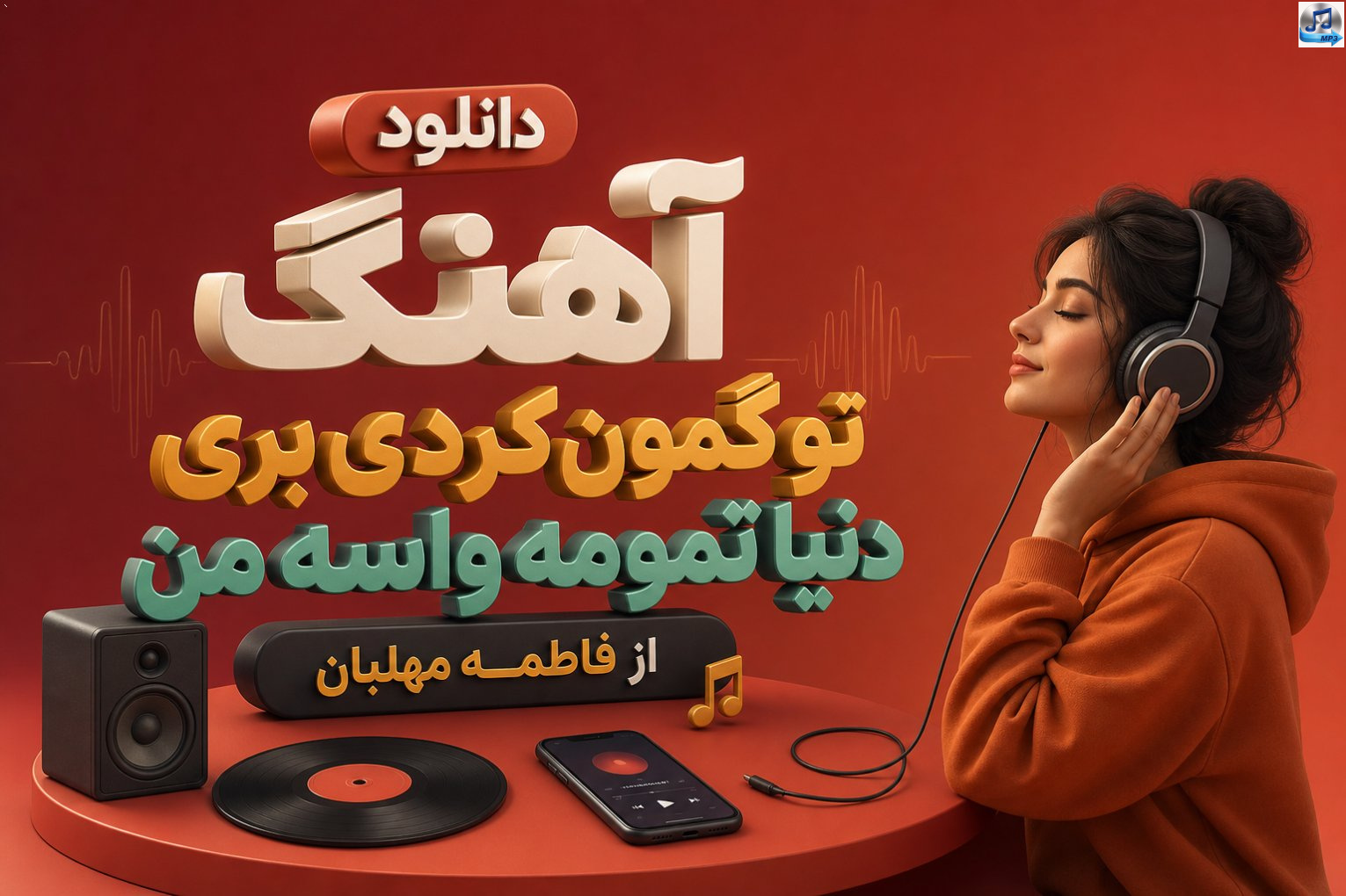 دانلود آهنگ تو گمون کردی بری دنیا تمومه واسه من از فاطمه مهلبان | لایو اینستا